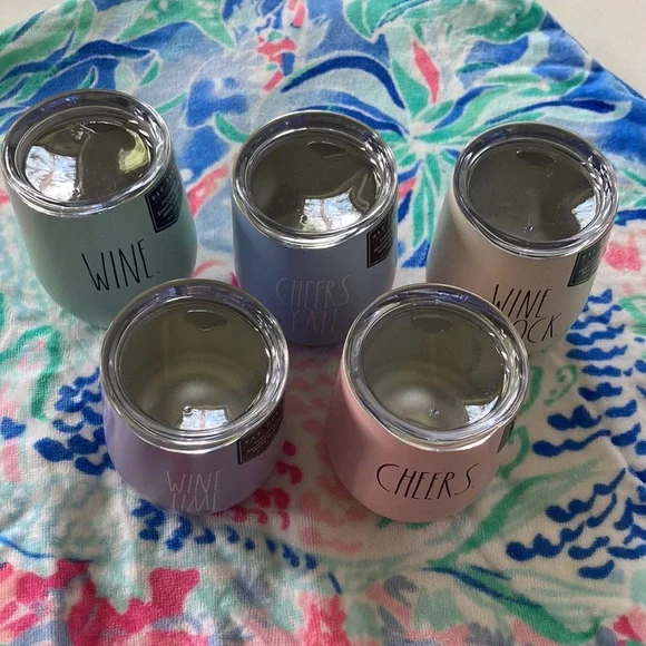 Rae Dunn Insulated Stainless Steel Wine Glass - Picture 7 of 9